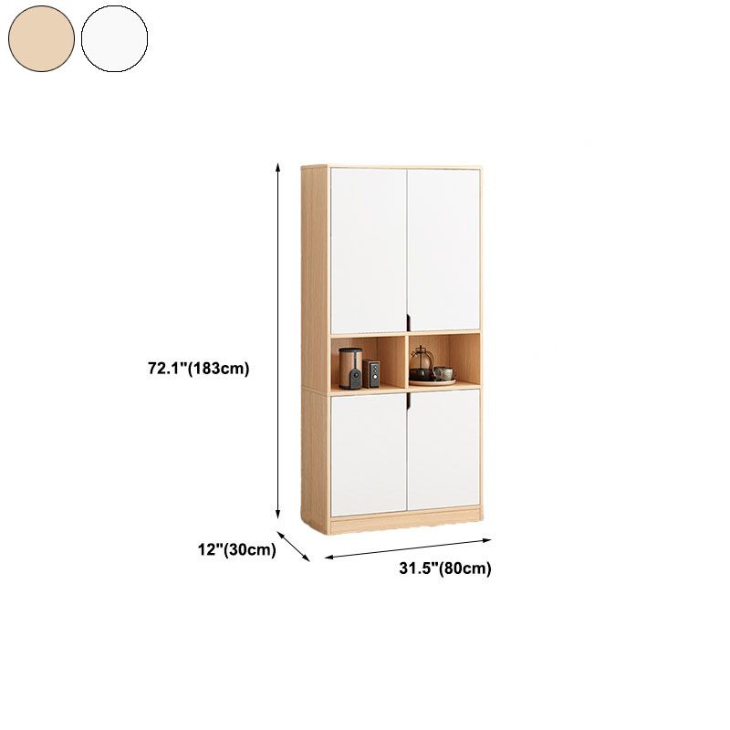 Closed Wooden Bookcase Modern Home Living Room Bedroom Standard Bookshelf Clearhalo 'Bookcases' 'furn' 'furn_bookcases' 'Furniture' 'Office Furniture' 1200x1200_bbe3e550-8bff-4aa6-8061-390803f89ba0