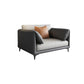 Faux Leather Modern Sofa 33.46" H Pillow Top Arm Sofa with Pillow Back, Brown Clearhalo 'furn' 'furn_sofas' 'Furniture' 'furniture_sofas' 'kitchen' 'kitchen_sofas' 'Living Room Furniture' 'Sofa' 'sofas' 1200x1200_bbe40864-d48d-4634-aa49-388fbcec0eec