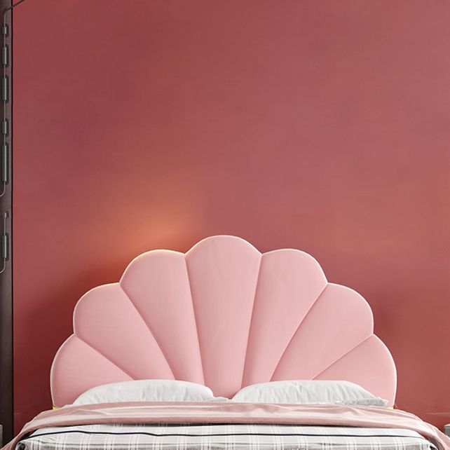 Bidle de lit rembourrée en suède, lit métallique de 47 pouces de haut de 47 pouces de haut