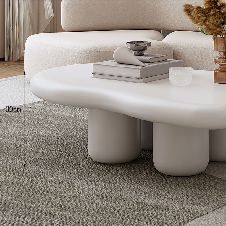 Scandinavian Free Form Coffee Table 3 Legs Wooden Cocktail Table for Living Room Clearhalo 'Coffee & Accent Tables' 'Coffee Tables' 'coffee_tables' 'furn' 'furn_coffee_tables' 'Furniture' 'Living Room Furniture' 1200x1200_bbe70ee1-59f6-4a52-8ad7-e2e7ec664fbc