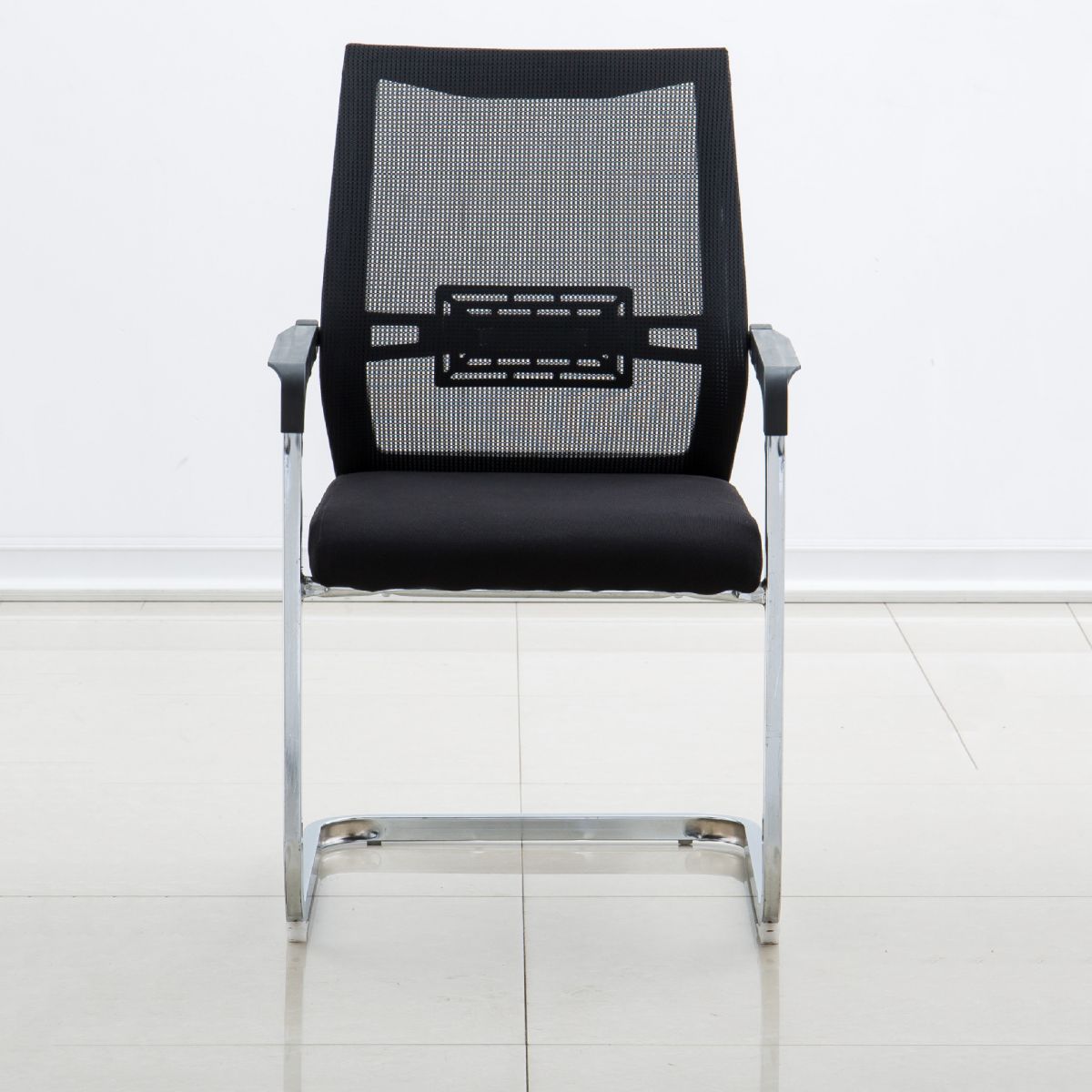 Sillón contemporáneo Silla negra tapizada AirGrid transpirable