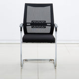 Sedia a braccio contemporanea Airgrid traspirato imbottito sedia nera