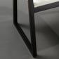 Open Back Kitchen Dining Chairs Upholstered Chairs with Solid Wood Base