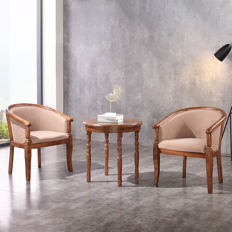 Traditional Solid Wood Dining Chair Fabric Dining Arm Chair for Home Use Clearhalo ' kitchen&dining_furn' 'Dining Chairs' 'Dining Tables & Seating' 'dining_chair' 'furn' 'furn_dining_chair' 'Furniture' 'furniture_dining_chair' 'Kitchen & Dining Furniture' 'kitchen' 1200x1200_bbe99208-db2e-4fdf-bf60-b9dc7f1642be