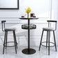 1/2/3 Pieces Industrial Iron Bar Table Set Round Bistro Set with Faux Marble Top Clearhalo 'Bar Furniture' 'furn' 'furn_home_bar_bar_sets' 'Furniture' 'Home Bars & Bar Sets' 'home_bar_bar_sets' 'Kitchen & Dining Furniture' 1200x1200_bbea8512-c555-4fea-94b9-eee315498bb7