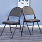 Moderne stijl open rug metalen vouwbare armloze eetkamerstoelen (set van 1/4/8)