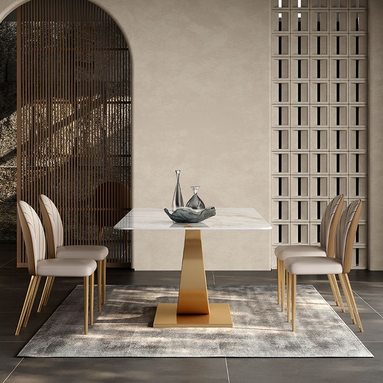 Glam 1/3/4/5/7 Pieces Dining Set Sintered Stone Dining Table Set Clearhalo 'Dining Room Sets' 'Dining Tables & Seating' 'dining_room_set' 'furn' 'furn_dining_room_set' 'Furniture' 'furniture_dining_room_set' 'Kitchen & Dining Furniture' 1200x1200_bbecc97b-2098-4dee-890d-a8783d2e4f38