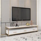 Open Storage Media Console Glam TV Stand Console with Drawers Clearhalo 'furn' 'furn_tv_stands_entertainment_centers' 'Furniture' 'Living Room Furniture' 'TV Stands & Entertainment Centers' 'TV Stands & Media Storage Furniture' 'tv_stands_entertainment_centers' 1200x1200_bbee6741-52d6-4d72-896f-4e0fc3ecf425