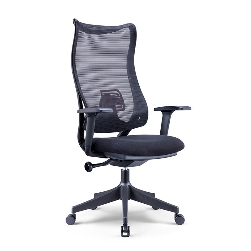現代的な通気性エアグリッドスイベルチェアマイクロファイバーカンファレンスハイバックチェア