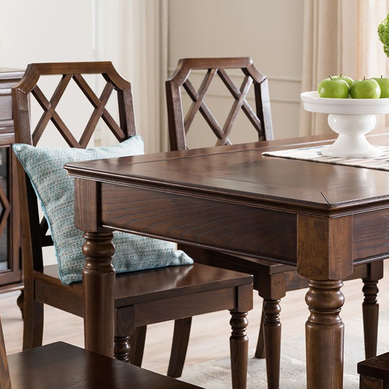 Medieval Ash Wood Dining Table for Restaurant Rectangle Table with 4 Legs Clearhalo ' dining_table' 'Dining Tables & Seating' 'Dining Tables' 'furn' 'furn_dining_table' 'Furniture' 'furniture_dining_table' 'Kitchen & Dining Furniture' 'kitchen&dining_furn' 'kitchen' 'kitchen_dining_table' 1200x1200_bbefa892-d020-438d-b1b5-a06cb17c0abf