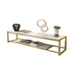 Open Storage Media Console Glam TV Stand Console for Living Room Clearhalo 'furn' 'furn_tv_stands_entertainment_centers' 'Furniture' 'Living Room Furniture' 'TV Stands & Entertainment Centers' 'TV Stands & Media Storage Furniture' 'tv_stands_entertainment_centers' 1200x1200_bbf1b11c-98e5-4781-a7e8-1dd00f46a253