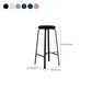 Modern Stackable Armless Counter Stool Iron Bar Stool with Cushion and Pedal for Cafe Clearhalo 'Bar Furniture' 'Bar Stools' 'bar_stools' 'furn' 'furn_bar_stools' 'Furniture' 'Kitchen & Dining Furniture' 1200x1200_bbf2ac49-2ea2-4b47-bc03-253585fb1a04
