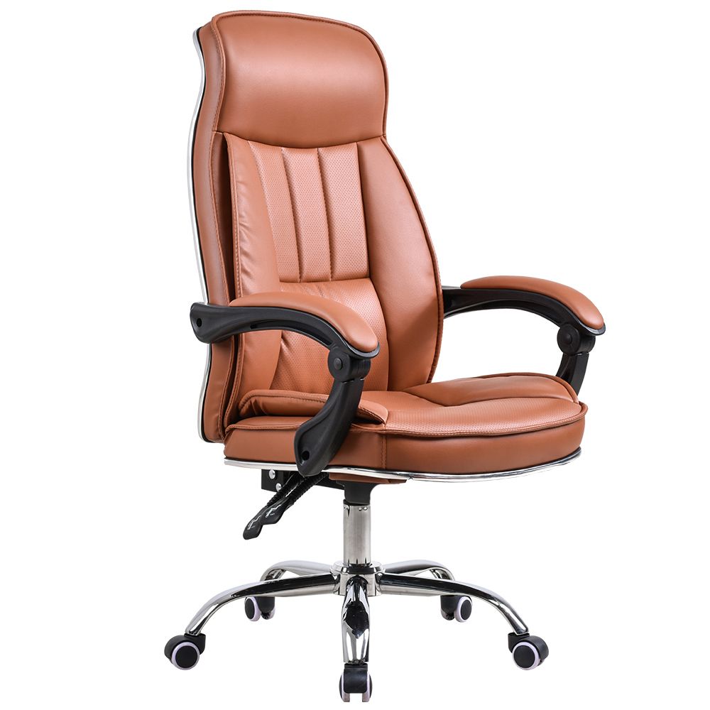 24"W Contemporary Executive Chair Swivel Upholstered Managers Chair Clearhalo 'furn' 'furn_office_chair' 'Furniture' 'Office Chairs' 'Office Furniture' 'office_chair' 1200x1200_bbf2c77d-be8a-45fa-9ea7-c7fa23b98cdf