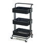 Plastic Bookshelf, 3 Tiers Contemporary Bookcase for Home Office