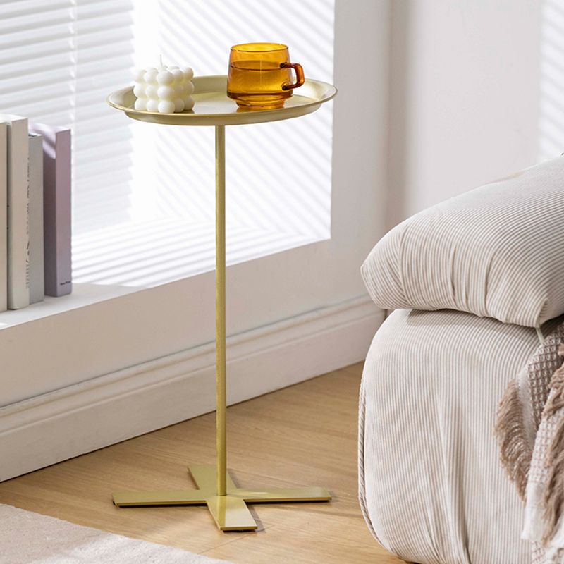 Piedistallo tavolo da fine della metà del secolo tavolo laterale minimalista per soggiorno