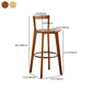 Contemporary Bar Stool Armless Wood Low Back Counter Chair with Footrest Clearhalo 'Bar Furniture' 'Bar Stools' 'bar_stools' 'furn' 'furn_bar_stools' 'furniture_bar_stools' 'Kitchen & Dining Furniture' 'kitchen&dining_furn' 'kitchen' 'kitchen_furn' Furniture' 1200x1200_bbfb1812-3c2a-4f21-8ef7-fe6cbb7b2ab2