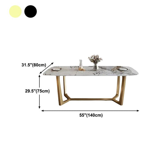 Traditional Luxury Furniture Stone Trestle Dining Room Collection for Kitchen