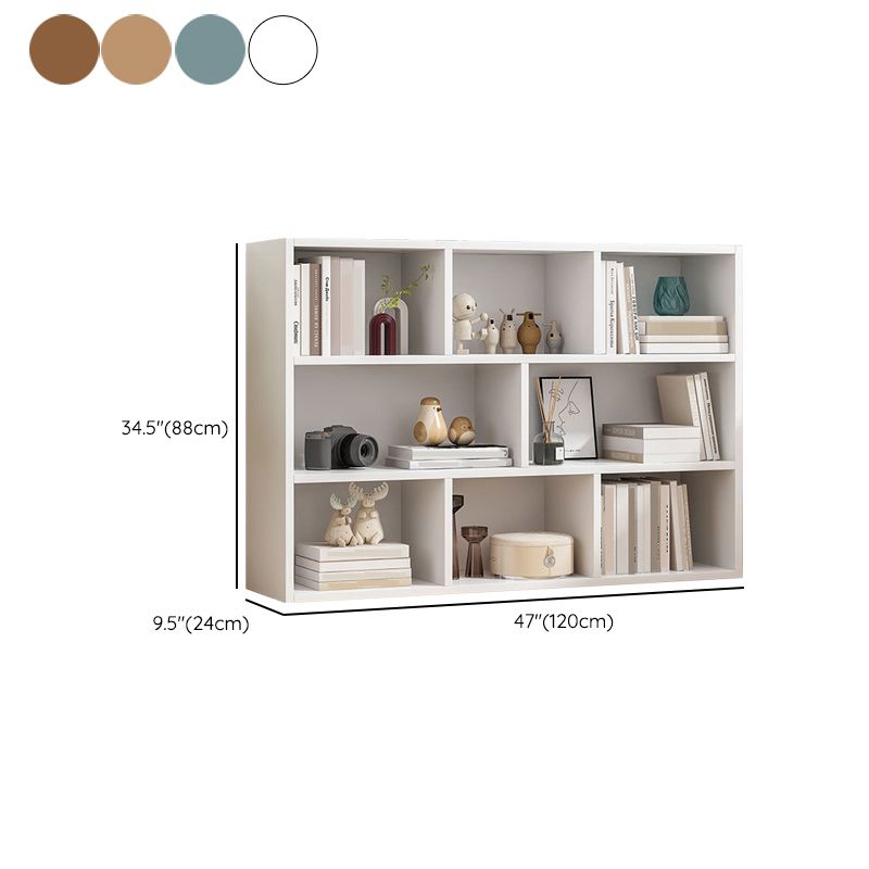 Standaard gesloten back -boekenplank Engineered Wood Scandinavian boekenkast