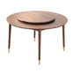 Round Dining Site Table Simplicity Style 4-foot Furniture with Turntable Clearhalo ' dining_table' 'Dining Tables & Seating' 'Dining Tables' 'furn' 'furn_dining_table' 'Furniture' 'furniture_dining_table' 'Kitchen & Dining Furniture' 'kitchen&dining_furn' 'kitchen' 'kitchen_dining_table' 1200x1200_bc023642-bd3c-42f8-b7a4-96ff80d51742