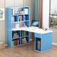 Contemporary Style Computer Desk Bedroom Writing Desk with Bookshelf Clearhalo 'furn' 'furn_office_desk' 'Furniture' 'furniture_office_desk' 'Office Desks' 'Office Furniture' 'office_desk' 1200x1200_bc024f79-11de-40fd-9453-44128d4a34f3