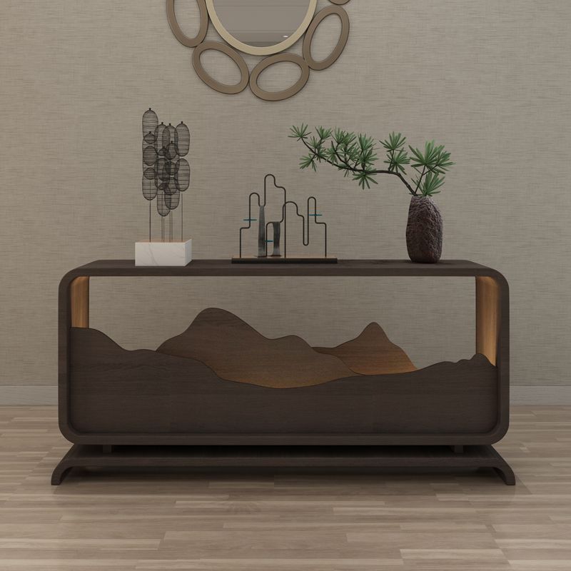 Tavolo della console contemporanea a forma di rettangolo