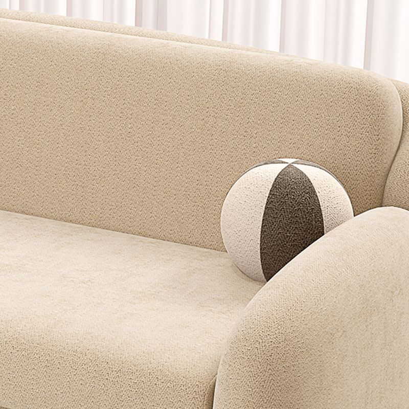 Beige Daybed metalen frame kinderen bed met matras en hoofdeinde