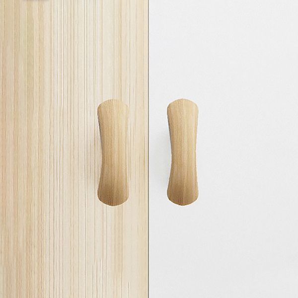 Armoire blanche moderne pour armoire en bois d'ingénierie à domicile avec portes à charnière