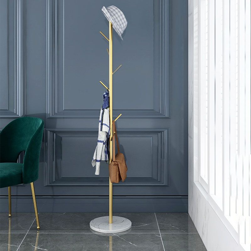 Lussuoso ganci per cappotto per cappotto in metallo rastrellino per camera da letto