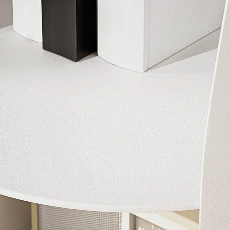 20,5 "W x 22" H Iron Torgente Modern Accent Table Comobilismo con 3-RASSE per soggiorno