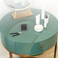 Glam Style 1- Table de maquillage en bois de tiroir en vert