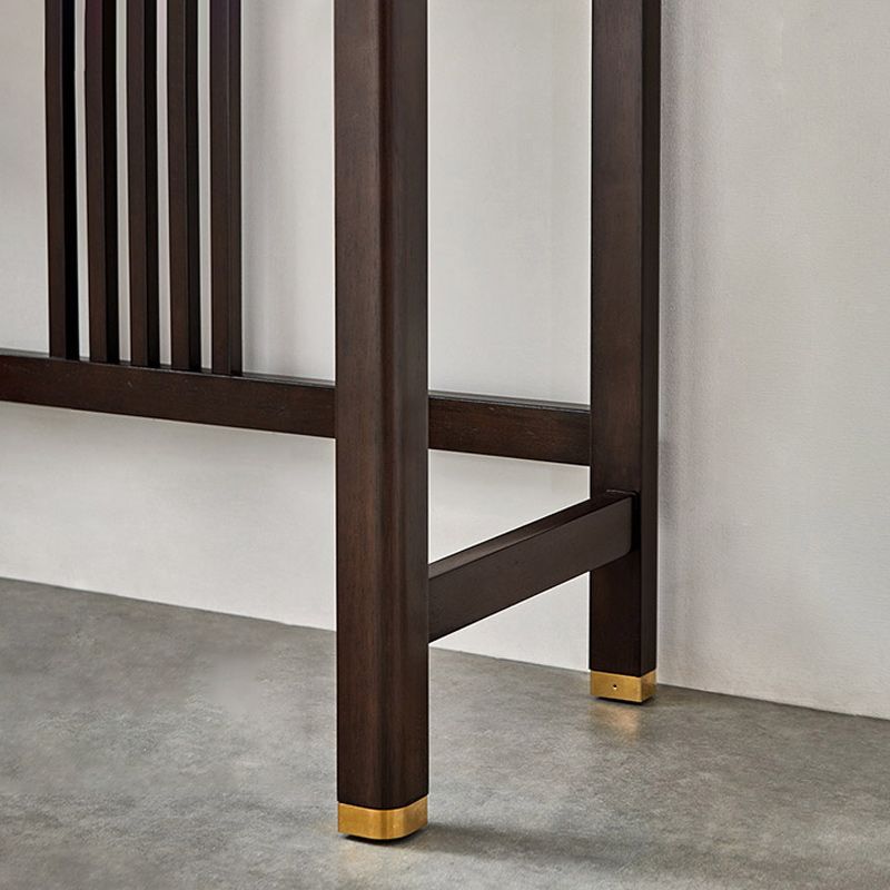 Traditional Rubberwood Bedroom Storage Box 3 Drawers Vanity Table