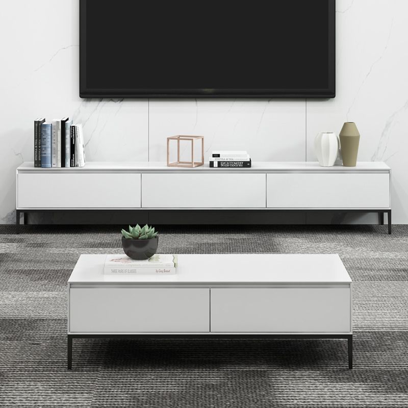Contemporary Style TV Stand Stone and Engineered Wood TV Cabinet Clearhalo 'furn' 'furn_tv_stands_entertainment_centers' 'Furniture' 'Living Room Furniture' 'TV Stands & Entertainment Centers' 'TV Stands & Media Storage Furniture' 'tv_stands_entertainment_centers' 1200x1200_bc0a28e2-a8c4-4847-ab67-9a0b8dd3b1e9
