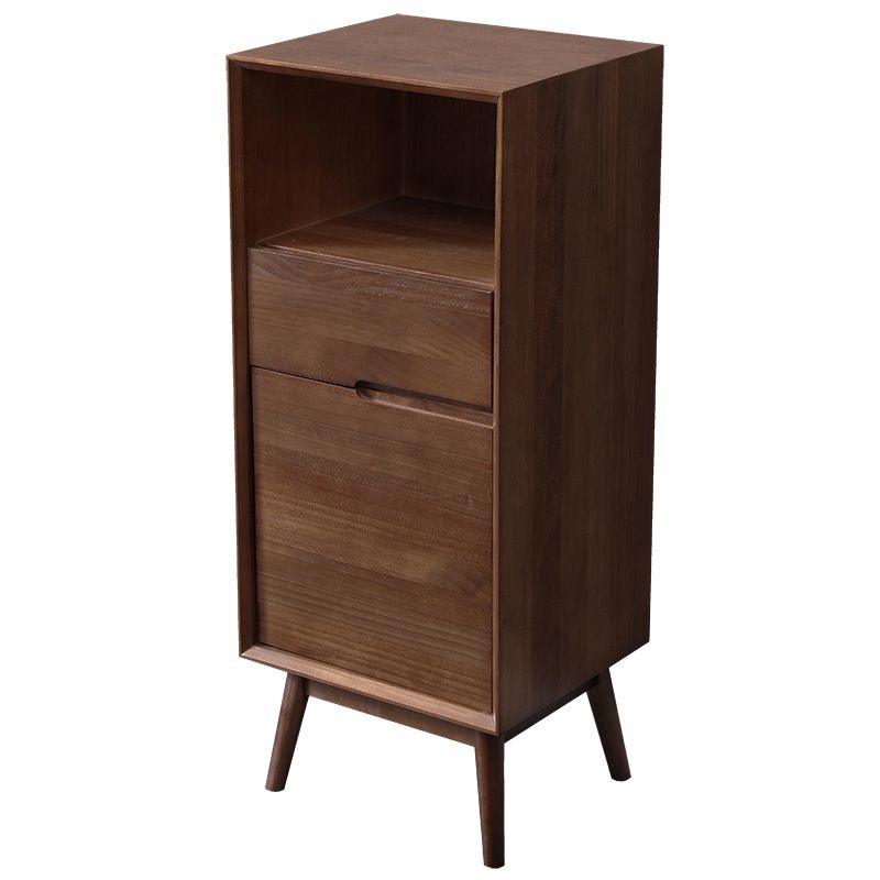 Modern Accent Cabinet with Drawers 13.77" Wide Side Cabinet 1 Door