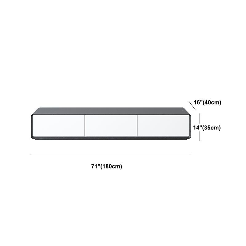 Contemporary TV Media Stand Engineered Wood Stand Console with Drawers Clearhalo 'furn' 'furn_tv_stands_entertainment_centers' 'Furniture' 'Living Room Furniture' 'TV Stands & Entertainment Centers' 'TV Stands & Media Storage Furniture' 'tv_stands_entertainment_centers' 1200x1200_bc0cde7a-57a6-4d34-b562-56b8eefb8880