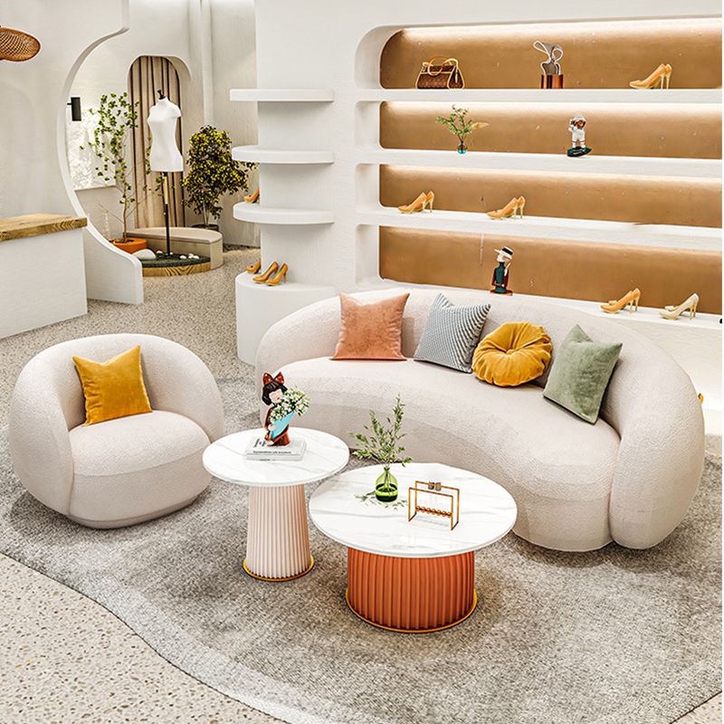 Cojines escandinavos de tela de esmoquin de la sala de estar de la sala de estar