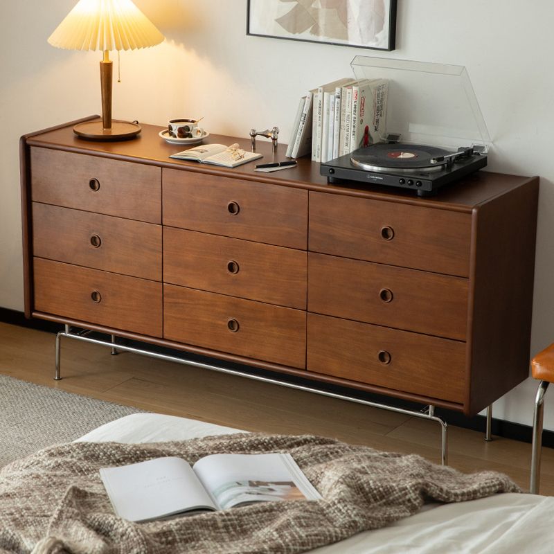 Tocador de madera horizontal horizontal para sala de estar para sala de estar