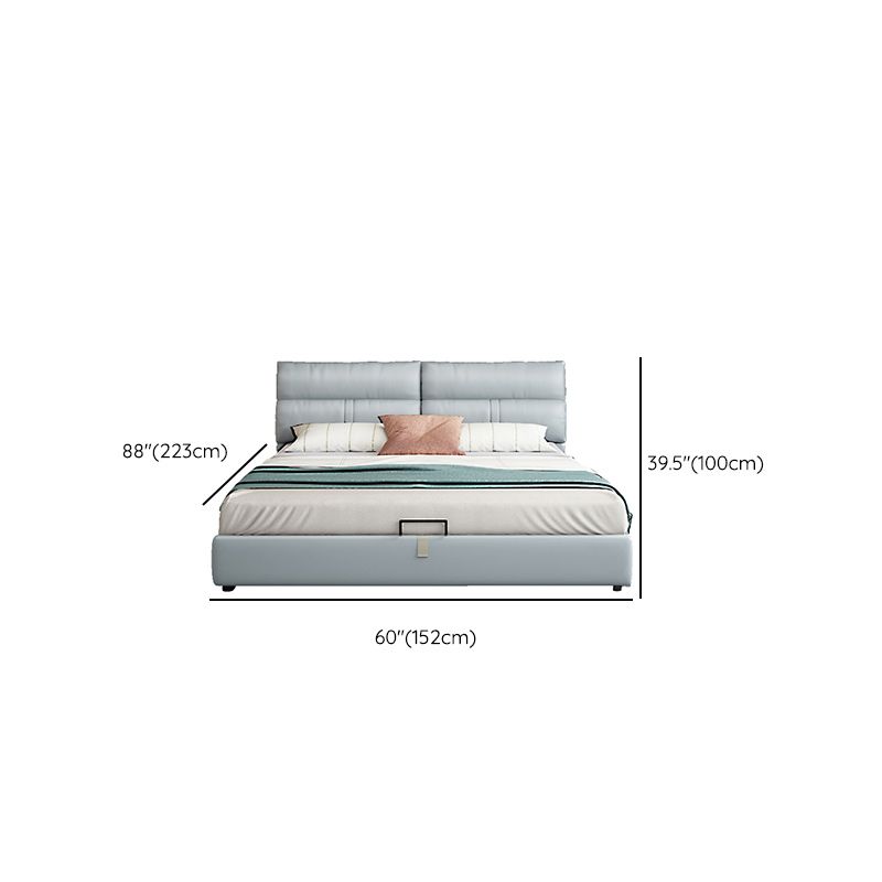 Mattress Included Platform Bed Frame Upholstered Headboard Platform Bed Clearhalo 'Bedroom Furniture' 'Beds' 'furn' 'furn_beds' 'Furniture' 1200x1200_bc11136a-1f45-4c36-816c-98b253f2ce52