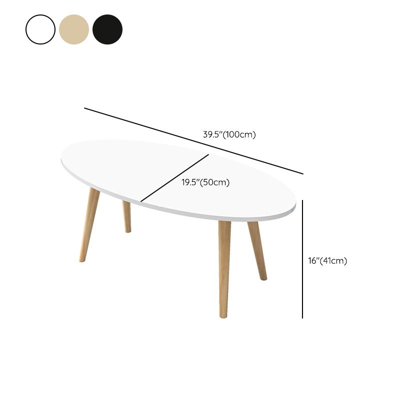 Contemporary 3 Legs and 4 Legs Cocktail Table Wooden Coffee Table