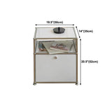 Buffet contemporain buffet en acier inoxydable pour le salon