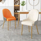 Scandinavian Style Arm Solid Back Dining Side Chair Leather Dining Chair Clearhalo 'Dining Chairs' 'Dining Tables & Seating' 'dining_chair' 'furn' 'furn_dining_chair' 'Furniture' 'furniture_dining_chair' 'Kitchen & Dining Furniture' 1200x1200_bc12ed49-81a7-4d10-902c-a32cca4c2640