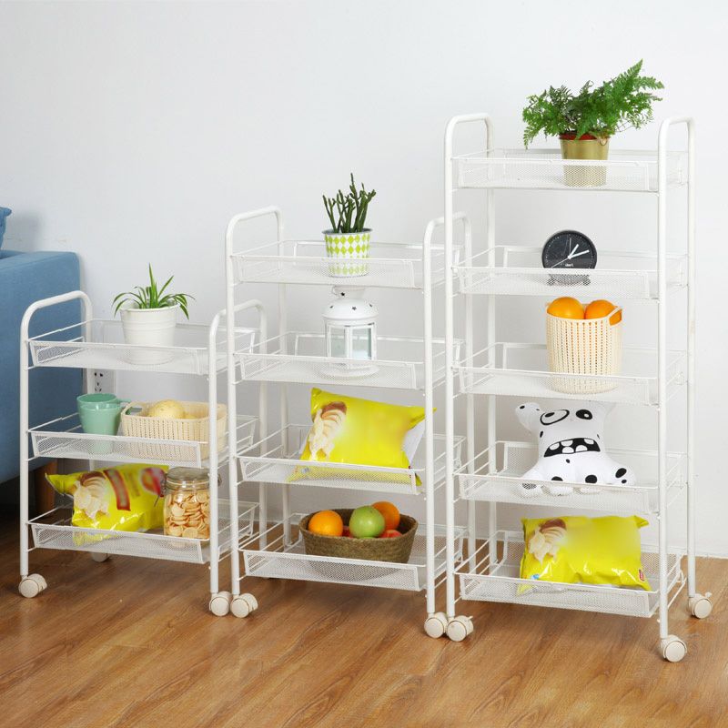 Industrial Metal Etagere Bookshelf Vertical Open Bookcase with Caster Wheels Clearhalo 'Bookcases' 'furn' 'furn_bookcases' 'Furniture' 'furniture_bookcases' 'Office Furniture' 1200x1200_bc138614-fe75-4eb0-8f66-20f16f1bd602