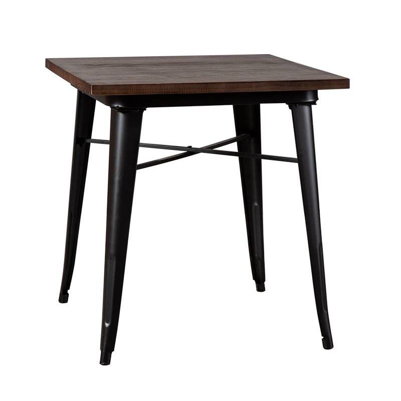 Mobili in legno solido industriale 1/4/5 pezzi set da tavolo da pranzo in altezza standard