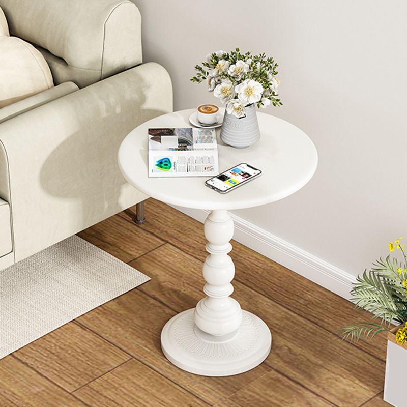 16" Wide Glam Corner Table Round Pedestal Metal Accent Side Table Clearhalo 'Coffee & Accent Tables' 'End & Side Tables' 'end_side_tables' 'furn' 'furn_end_side_tables' 'Furniture' 'Living Room Furniture' 1200x1200_bc15d263-12d5-44d9-9796-75c9a9a58e17