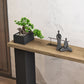 Solid Wood Rectangle Console Table 33.46-inch Tall Accent Table for Hall Clearhalo 'Console Tables' 'console_tables' 'Entry & Mudroom Furniture' 'furn' 'furn_console_tables' 'Furniture' 1200x1200_bc19685e-a00d-48a5-adde-6bda7aab4444