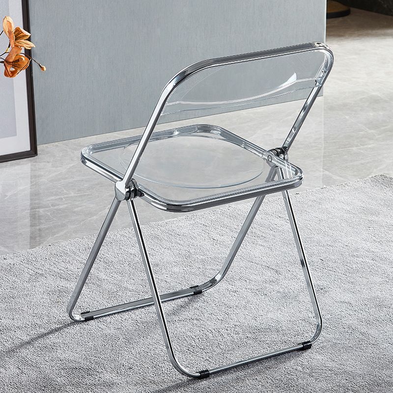 Industrial Style Plastic Dining Armless Chair Open Back Single Dining Side Chair for Restaurant Clearhalo ' kitchen&dining_furn' 'Dining Chairs' 'Dining Tables & Seating' 'dining_chair' 'furn' 'furn_dining_chair' 'Furniture' 'furniture_dining_chair' 'Kitchen & Dining Furniture' 'kitchen' 1200x1200_bc1af176-aa53-4a3a-a7e2-01839958cdc0