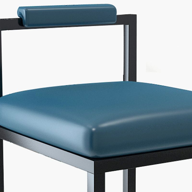 Black Iron Low Back Barstool Industrial Restaurant Tall Stool with Square Seat Clearhalo 'Bar Furniture' 'Bar Stools' 'bar_stools' 'furn' 'furn_bar_stools' 'furniture_bar_stools' 'Kitchen & Dining Furniture' 'kitchen&dining_furn' 'kitchen' 'kitchen_furn' Furniture' 1200x1200_bc1bf97b-a356-4355-b58f-f9c672a0e031