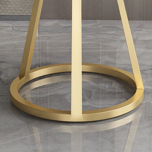 Contemporary Round Dining Table White Sintered Stone Dining Table with Pedestal Base Clearhalo ' dining_table' 'Dining Tables & Seating' 'Dining Tables' 'Furniture' 'furniture_dining_table' 'Kitchen & Dining Furniture' 'kitchen&dining_furn' 'kitchen' 'kitchen_dining_table' 1200x1200_bc1d0a3f-2f7c-4aac-854e-4dda95bd29f4