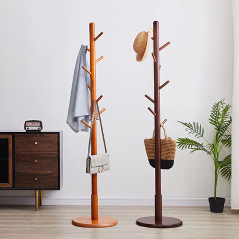 68,9 "albero di sala con gancio di stoccaggio, legno massiccio in legno massimo albero da sala