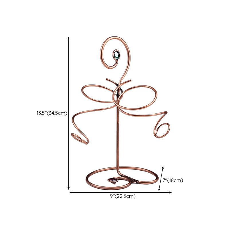 Porte-bouteille en or moderne support de bouteille de vin en métal pour cuisine
