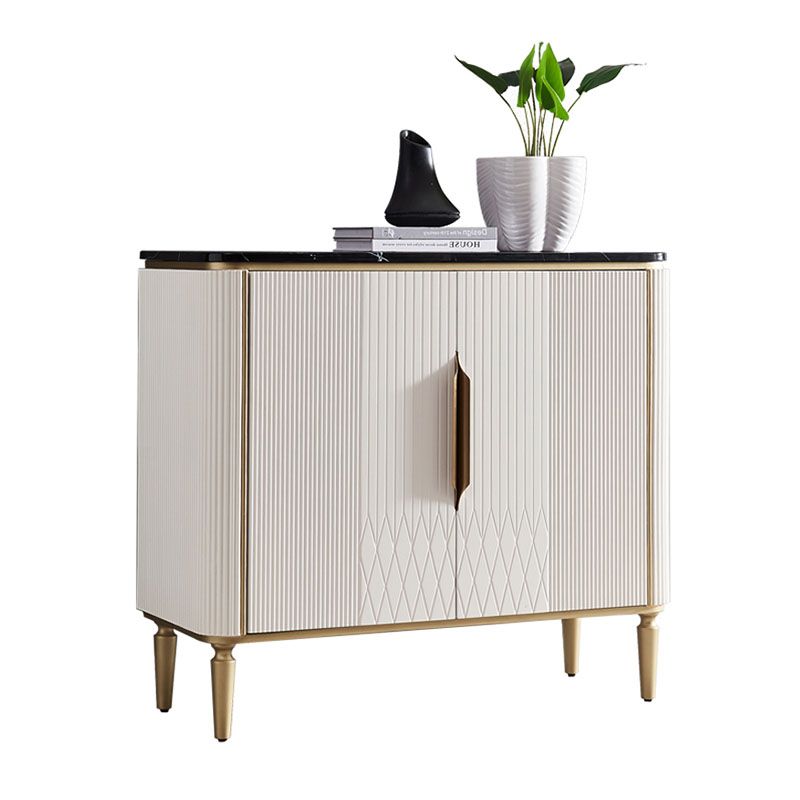 Glam Buffet Server Marble Dining Server con porte per sala da pranzo